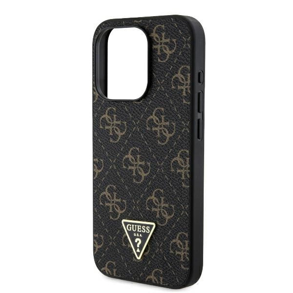Guess New 4G Triangle Case за iPhone 16 Pro Max - черен