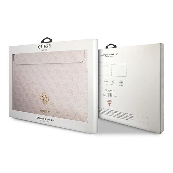 Guess Sleeve GUCS13G4GFPI 13" розово 4G голямо лого