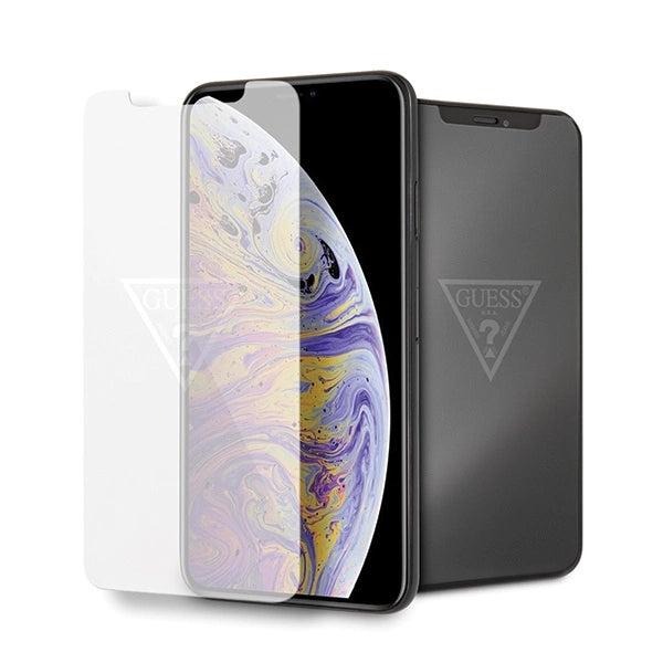 Guess Invisible Logo Tempered Glass за iPhone Xs Max