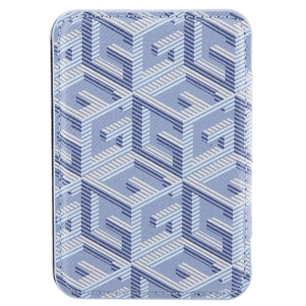 Портфейл Guess GCube Stripe MagSafe - син