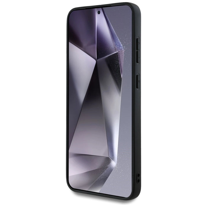 Калъф Guess Fixed Glitter Big 4G Metal Logo за Samsung Galaxy S25 златен