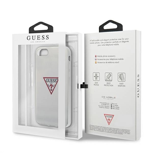 Калъф Guess Triangle Collection за iPhone 7 / 8 / SE 2020 / SE 2022 - бял