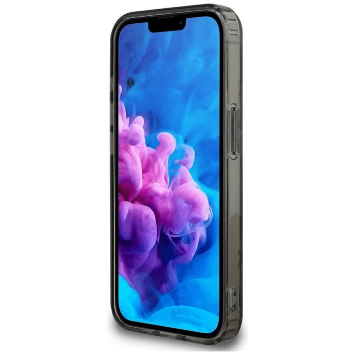 Калъф Guess IML Flowers MagSafe iPhone 16e - черен