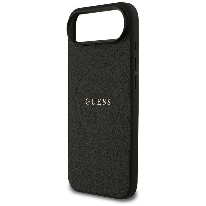 Калъф Guess Grained Ring MagSafe за iPhone 17 Air - черен