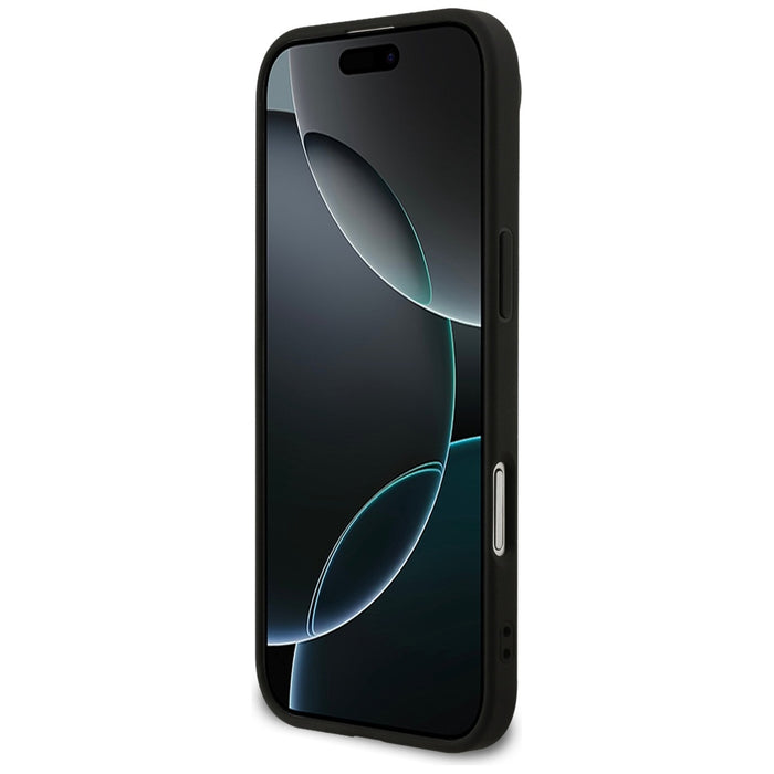 Калъф Guess Grained Ring MagSafe за iPhone 17 Air - черен