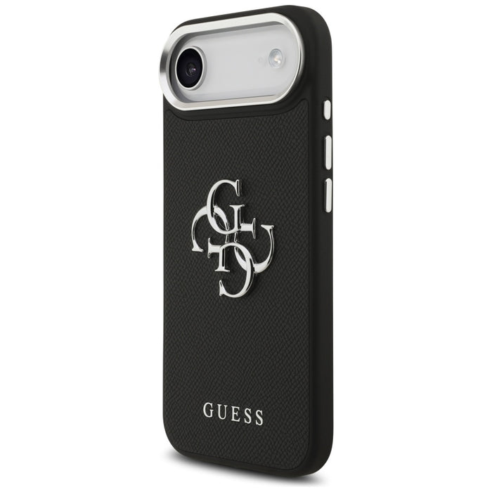 Калъф Guess Grained Big 4G Classic Logo за iPhone 17 Air - черен