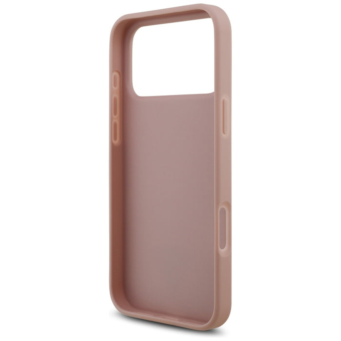 Калъф Guess Rhinestone Triangle Logo Case за iPhone 17 Pro Max - розов