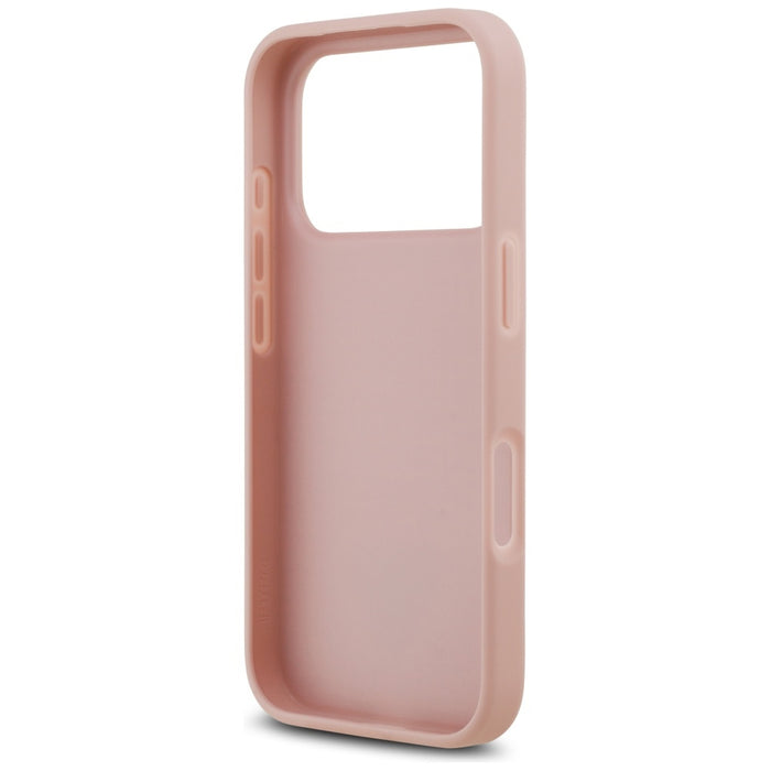 Калъф Guess Rhinestone Triangle Logo iPhone 17 Pro - розов