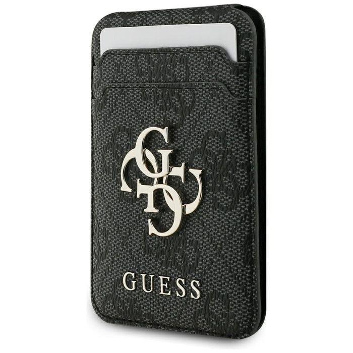 Калъф Guess 4G с портфейл Magsafe за iPhone 17 Pro - черен
