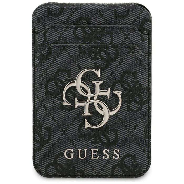 Калъф Guess 4G с портфейл Magsafe за iPhone 17 Pro - черен