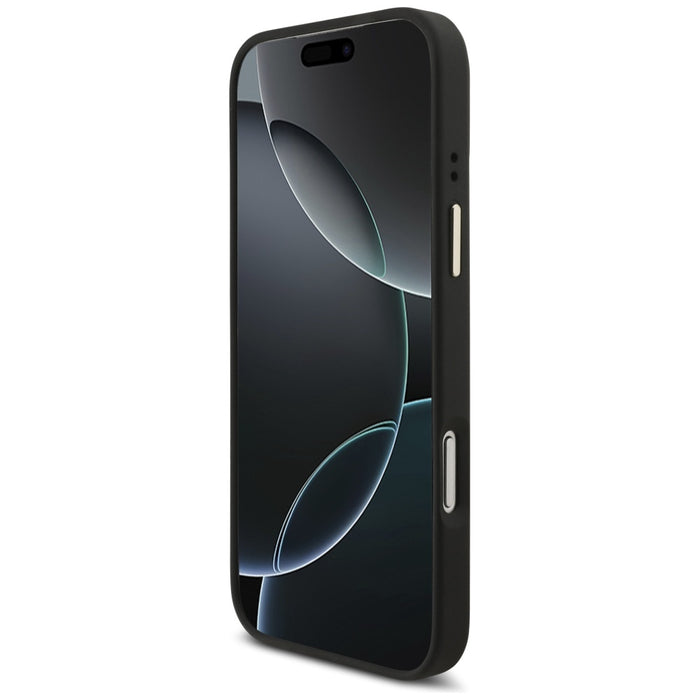 Калъф Guess 4G с портфейл Magsafe за iPhone 17 Pro Max - черен