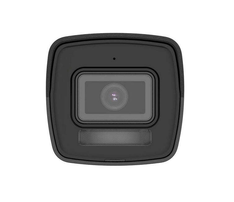 HikVision 4 MP Smart Hybrid Light Fixed Bullet Network Camera, 4 mm, F1.6, IR, Бяла светлина до 30m, H.265+, IP67, вграден микрофон, 12Vdc/PoE 6.5W