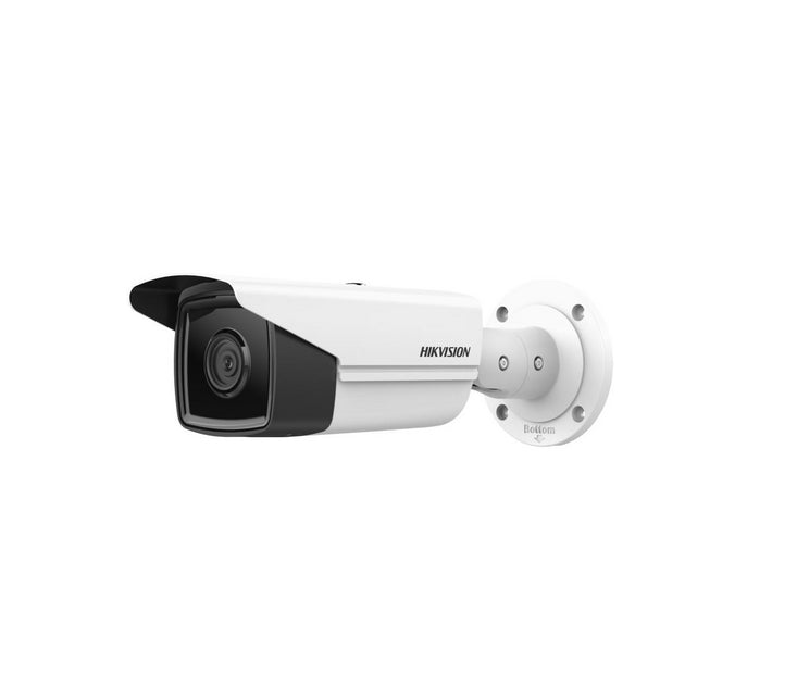 HikVision 4 MP AcuSense Fixed Bullet Network Camera, 4 mm, F1.6, IR до 60m, H.265+, IP67, вграден слот за карта с памет (до 512GB), 12Vdc/PoE 9.5W