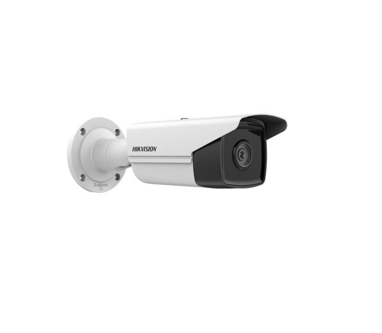 HikVision 4 MP AcuSense Fixed Bullet Network Camera, 4 mm, F1.6, IR до 60m, H.265+, IP67, вграден слот за карта с памет (до 512GB), 12Vdc/PoE 9.5W