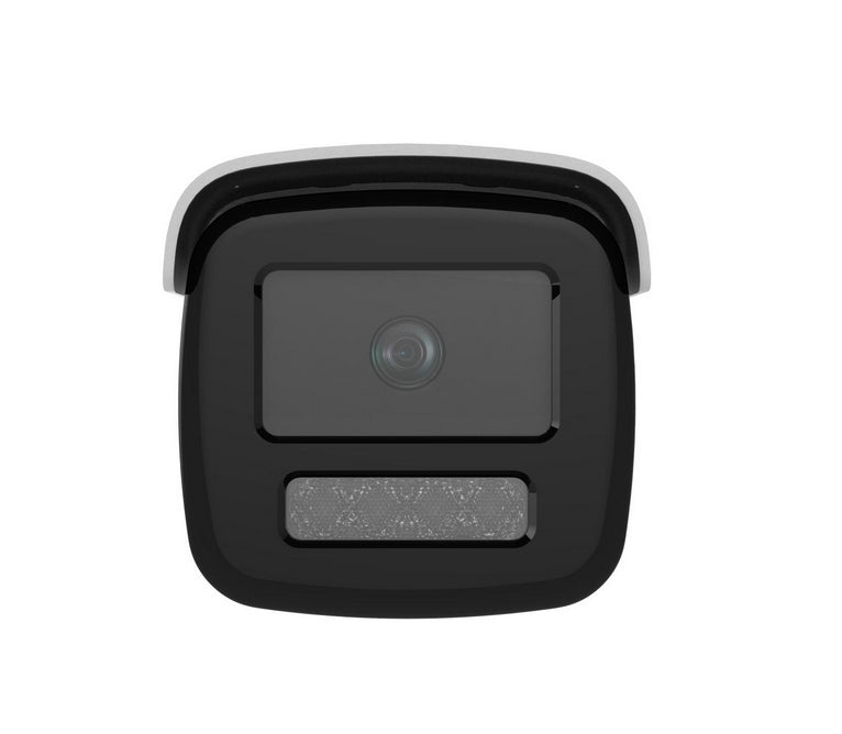 HikVision 4 MP Smart Hybrid Light with ColorVu Fixed Bullet Network Camera, 4 mm, F1.0, IR, Бяла светлина до 60m, H.265+, IP67, вграден слот за карта с памет (до 512GB), 12Vdc/PoE 9 W