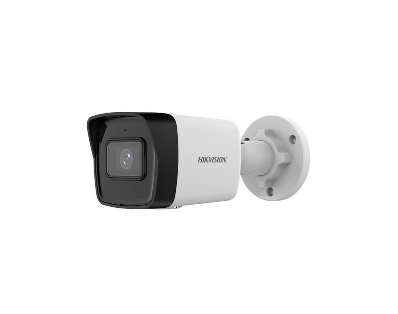HikVision 2 MP Fixed Bullet Network Camera, 2.8 mm, F1.6, IR до 40m, H.265+, IP67, вграден микрофон, вграден слот за карта с памет (до 256GB), 12Vdc/PoE 6.5W