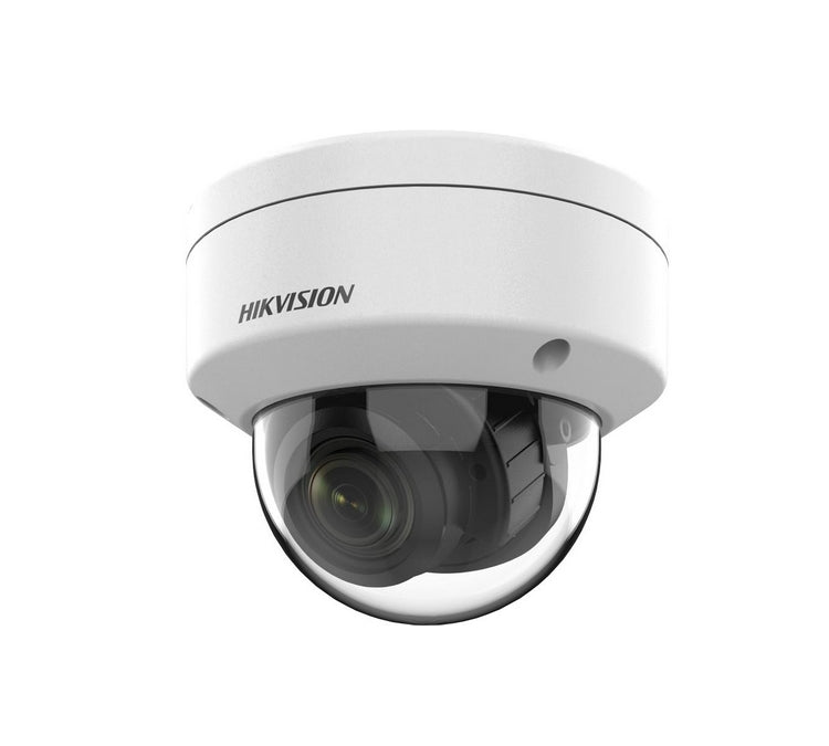 HikVision 4 MP MD 2.0 куполна варифокална мрежова камера, 2.7 до 13.5 mm, F1.6, IR до 40m, H.265+, IP67, вграден слот за карта с памет (до 512 GB), 12Vdc/PoE 12W