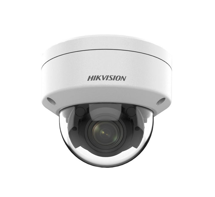 HikVision 4 MP MD 2.0 куполна варифокална мрежова камера, 2.7 до 13.5 mm, F1.6, IR до 40m, H.265+, IP67, вграден слот за карта с памет (до 512 GB), 12Vdc/PoE 12W