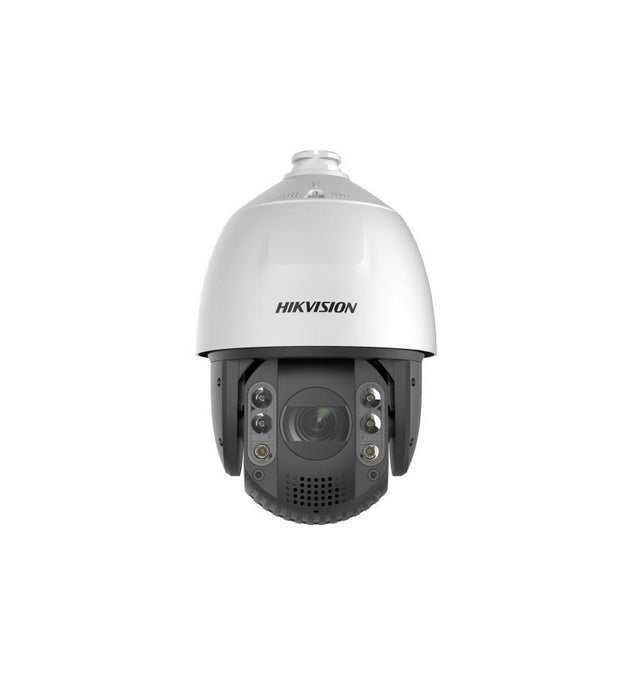 HikVision 7-инчов 4 MP 32X, захранван от DarkFighter IR Network Speed Dome, 5,9 mm до 188,8 mm, F1.5, IR до 200m, H.265+, IP66, IK10, 120 dB WDR, вграден високоговорител, вграден слот за карта с памет (до 256 GB), 24Vac/Hi-PoE/42W