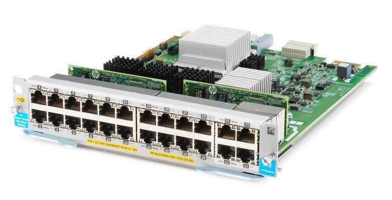 HPE Aruba Networking 20p 10/100/1000BASE-T PoE+ 4p 1/2.5/5/10GBASE-T PoE+ MACsec v3 zl2 модул