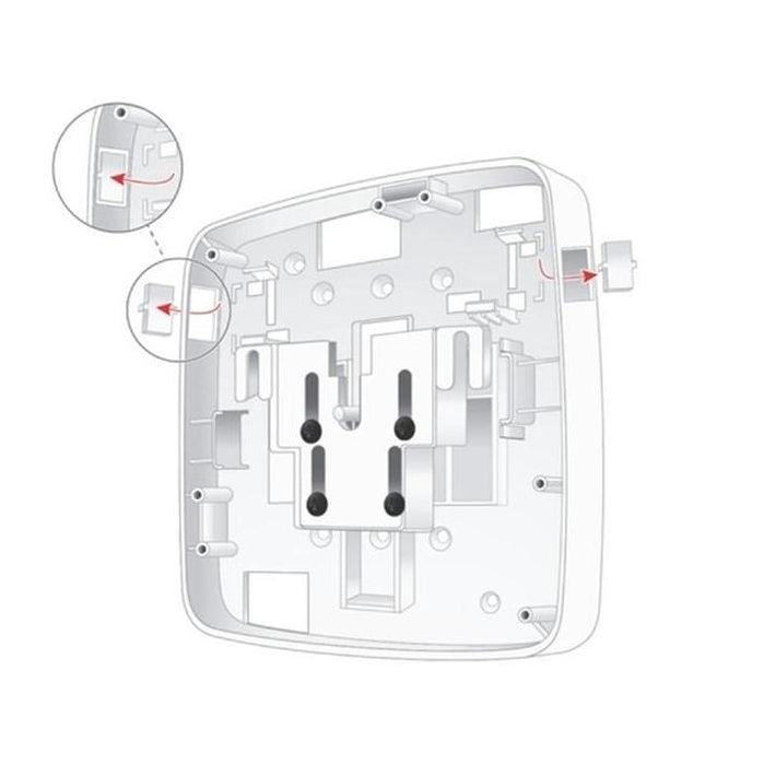 HPE Aruba Networking AP-220-MNT-W3 Low Profile Box Style Large Indoor AP Flat Surface Mount Kit