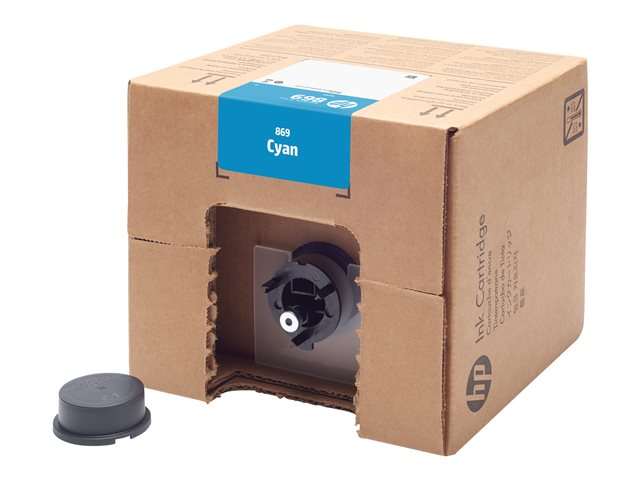 HP 869 3L Cyan PageWide XL Pro Ink Cartridge