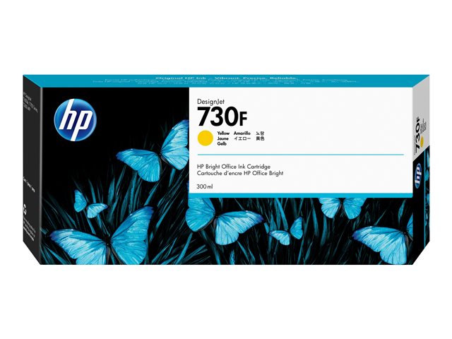 HP 730F 300 ml жълта касета с мастило DesignJet