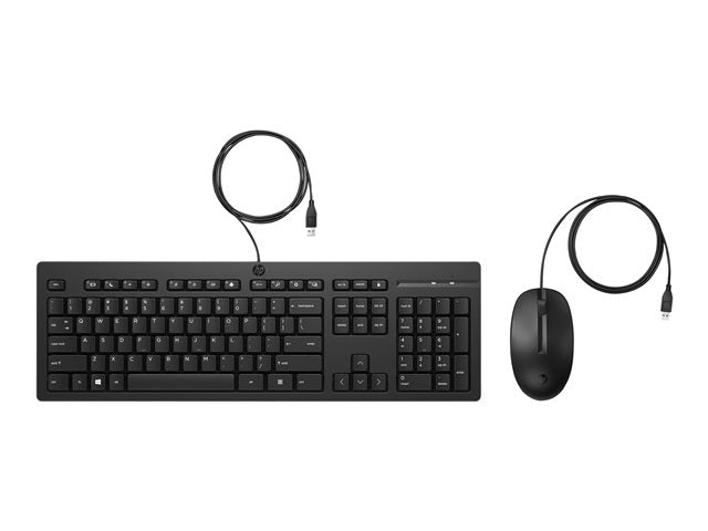 HP 225 Wired Mouse and Keyboard Combo АНГЛИЙСКА ЛОКАЛИЗАЦИЯ (ЕС)