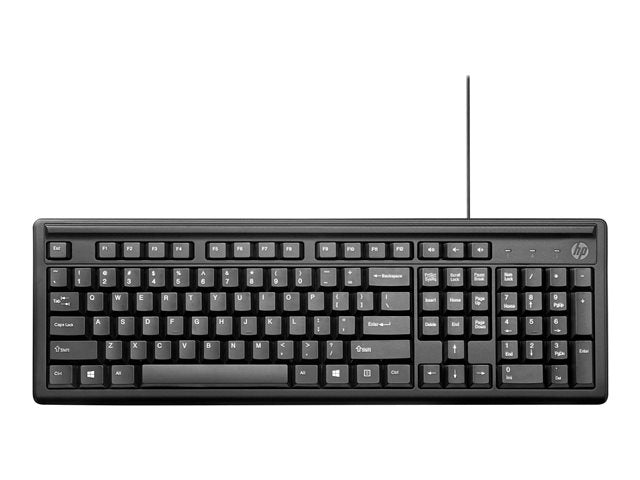 Кабелна клавиатура HP 100 BLK