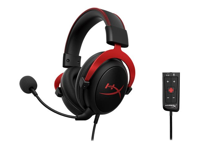 HP HyperX Cloud II 3.5 жак/USB черно-червена слушалка за игри