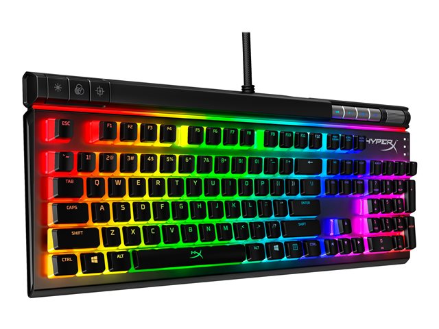 HP HyperX Alloy Elite 2 механична RGB клавиатура Ngenuity софтуер HX-червен превключвател с пудинг бутони