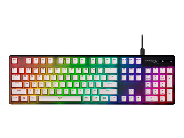 HP HyperX Pudding PBT US бяла капачка за ключове за игри