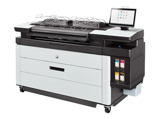HP PageWide XL 5200 40-инчов многофункционален многофункционален принтер с широк масив на цветни страници Ролка 101,6 cm x 200 m Ролка 101,6 cm x 200 m 20 ppm печат 2 ролки USB