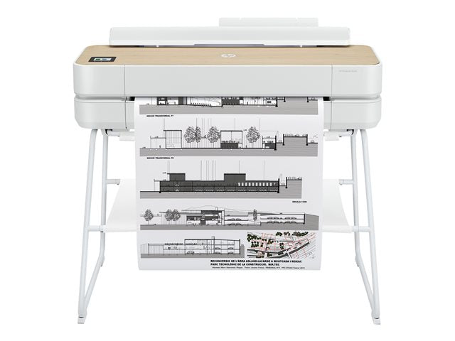 HP DesignJet Studio 24-инчов широкоформатен принтер цветен мастилено-струен ролка 61cmx45.7m 279x610mm 2400x1200dpi 0.43 min/page USB LAN Wi-Fi