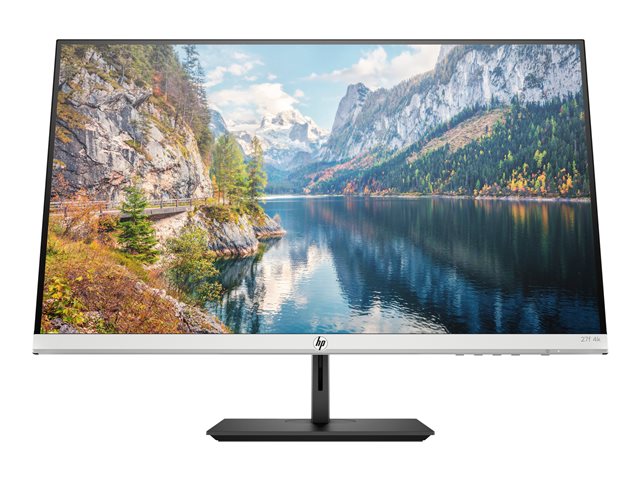 Монитор HP 27f 4k 27 инча антирефлексен IPS сребрист/черен 16:9 3840x2160 60Hz 5ms 178/178 300 нита 1000:1 82PPI 2xHDMI 1xDP (EN)