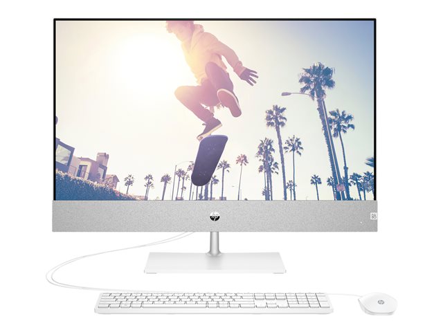 HP Pavilion All-in-One Desktop Intel Core i5-12400T 27inch FHD AG 16GB 512GB SSD Non-Touch FREE DOS Snowflake White (BG)