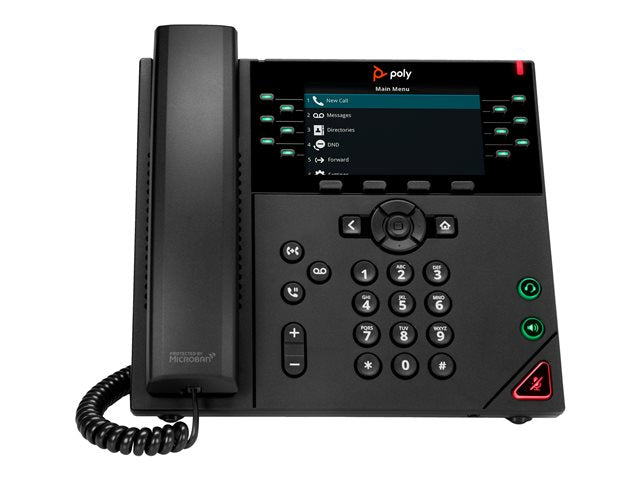 HP Poly VVX 450 12-линий IP телефон и PoE-активиран WW