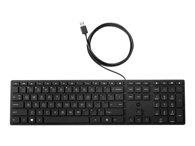 Кабелна клавиатура за настолен компютър HP 320K (EN)