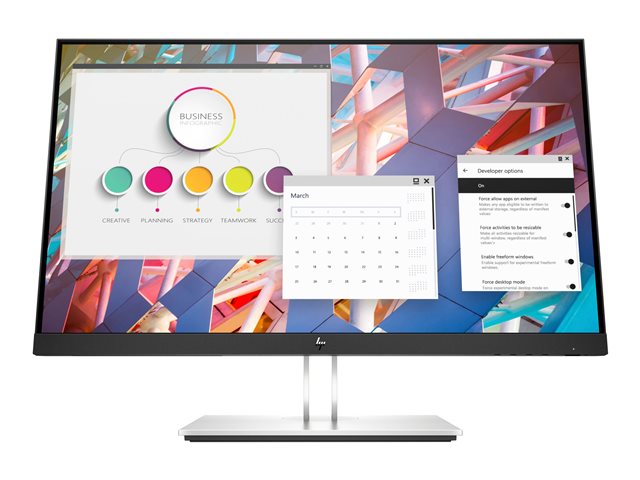 HP E24 G4 23,8 инча IPS FHD 1920x1080 16:9 Display Port HDMI VGA 5xUSB 3г.