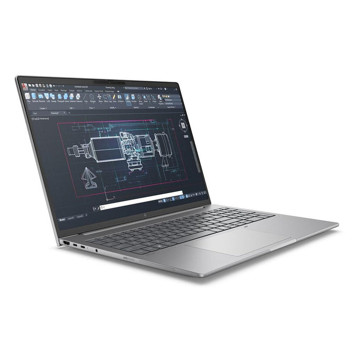 HP ZBook 8 G1i AI 16" Pike Silver, Ultra 7 265H(up to 5.3Ghz/24MB/16C), 16" WQUXGA AG 500nits 120Hz, 64GB 5600Mhz 2DIMM, 2TB PCIe SSD, WiFi 7+BT 5.4, FPR, Smart Card Reader, NVIDIA RTX 500