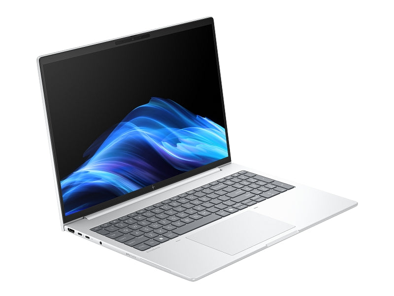 HP EliteBook 8 G1i AI 16" Glacier Silver, Ultra 7-255U (до 5.2GH/12MB/12C), 16" WUXGA AG 300nits, 32GB 5600Mhz 1DIMM, 1TB PCIe SSD, WiFi 7 + BT 5.4, Backlit Kbd, FPR, Четец на смарт карти, 3C Batt, Win 11 Pro, 3Y Offsite