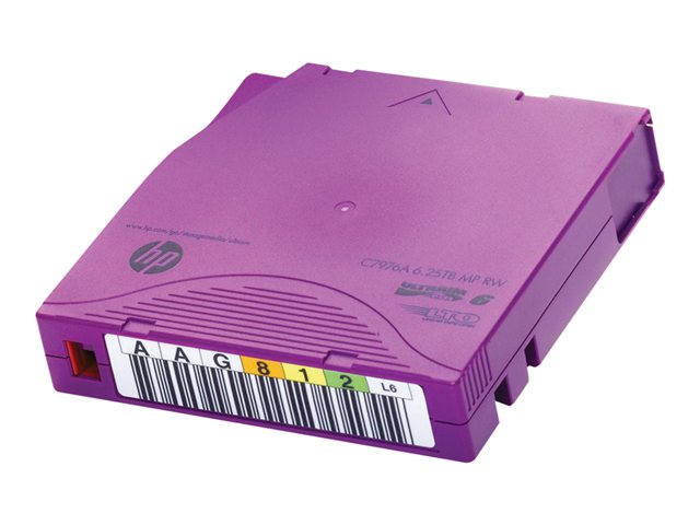 HPE LTO-6 Ultrium 6.25TB RW Персонализирани етикетирани 20 касети за данни с кутии