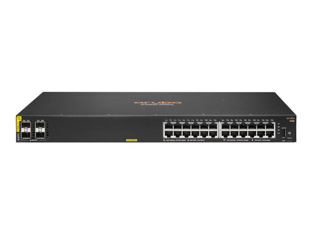 HPE Aruba 6100 24G Class4 PoE 4SFP+ 370W комутатор