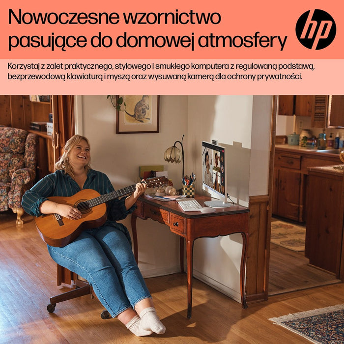 HP 24-cr0312nw AMD Ryzen™ 5 7520U 60,5 cm (23,8") 1920 x 1080 px All-in-One PC 16 GB LPDDR5-SDRAM 512 GB SSD Windows 11 Home Wi-Fi 6 (802.11ax) Бял