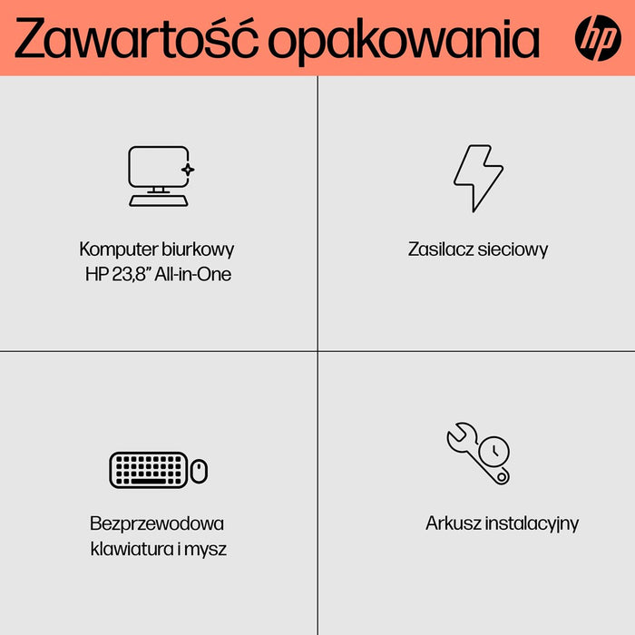 HP 24-cr0312nw AMD Ryzen™ 5 7520U 60,5 cm (23,8") 1920 x 1080 px All-in-One PC 16 GB LPDDR5-SDRAM 512 GB SSD Windows 11 Home Wi-Fi 6 (802.11ax) Бял