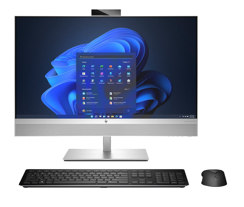 HP EliteOne 870 G9 Intel® Core™ i5 i5-13500 68,6 см (27") 2560 x 1440 пиксела Сензорен екран All-in-One PC 16 GB DDR5-SDRAM 512 GB SSD Windows 11 Pro Wi-Fi 6E (802.11ax) Сребрист