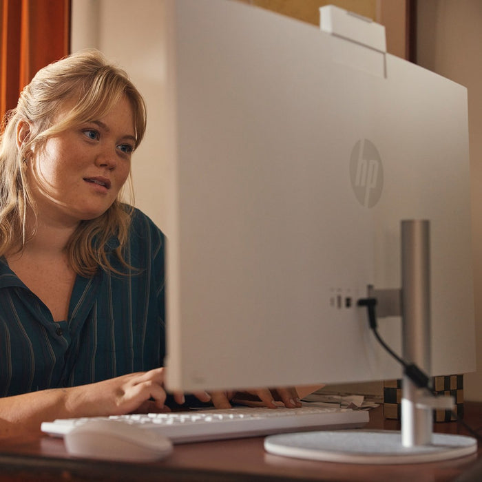 HP 27-cr0222nw AMD Ryzen™ 7 7730U 68,6 cm (27") 1920 x 1080 px All-in-One PC 16 GB DDR4-SDRAM 512 GB SSD Windows 11 Home Wi-Fi 6 (802.11ax) Бял