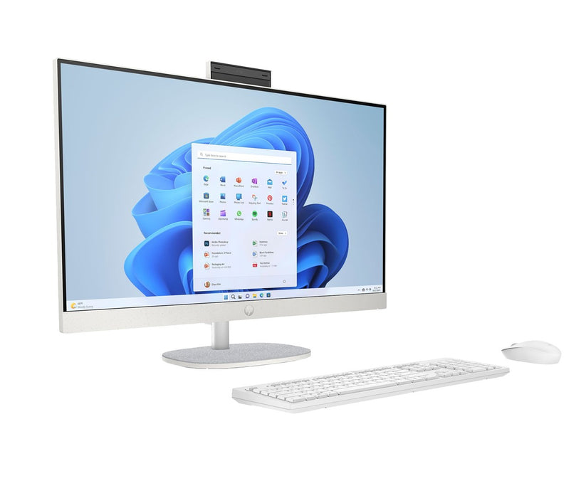 HP 27-cr0232nw AMD Ryzen™ 5 7520U 68,6 cm (27") 1920 x 1080 px All-in-One PC 16 GB LPDDR5-SDRAM 512 GB SSD Windows 11 Home Wi-Fi 6 (802.11ax) Бял