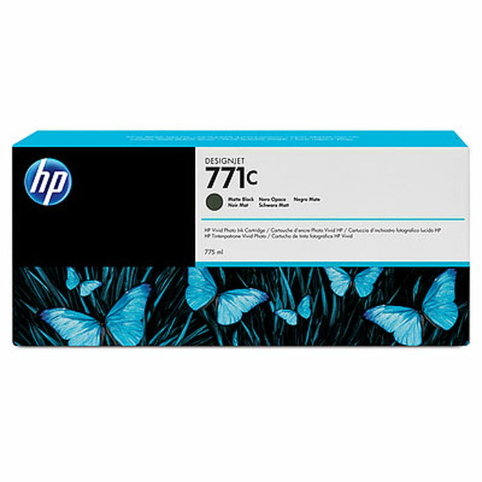 Оригиална касета за мастило HP B6Y07A Черен Матово черно