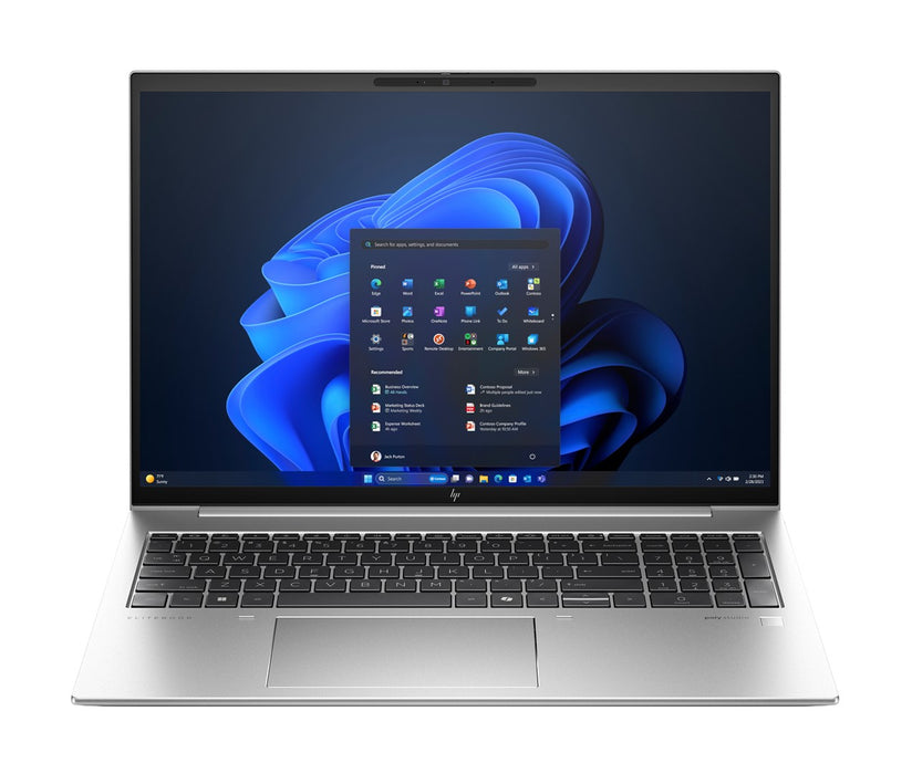 HP EliteBook 860 16 инча G11 преносим компютър Intel Core Ultra 5 125U лаптоп 40,6 см (16") WUXGA 16 GB DDR5-SDRAM 512 GB SSD Wi-Fi 6E (802.11ax) Windows 11 Pro Сребрист